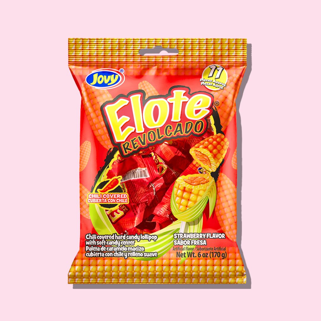 Elote-Shaped Lollipops – Spicy, Sweet, and Uniquely Delicious! 🌽🍭
