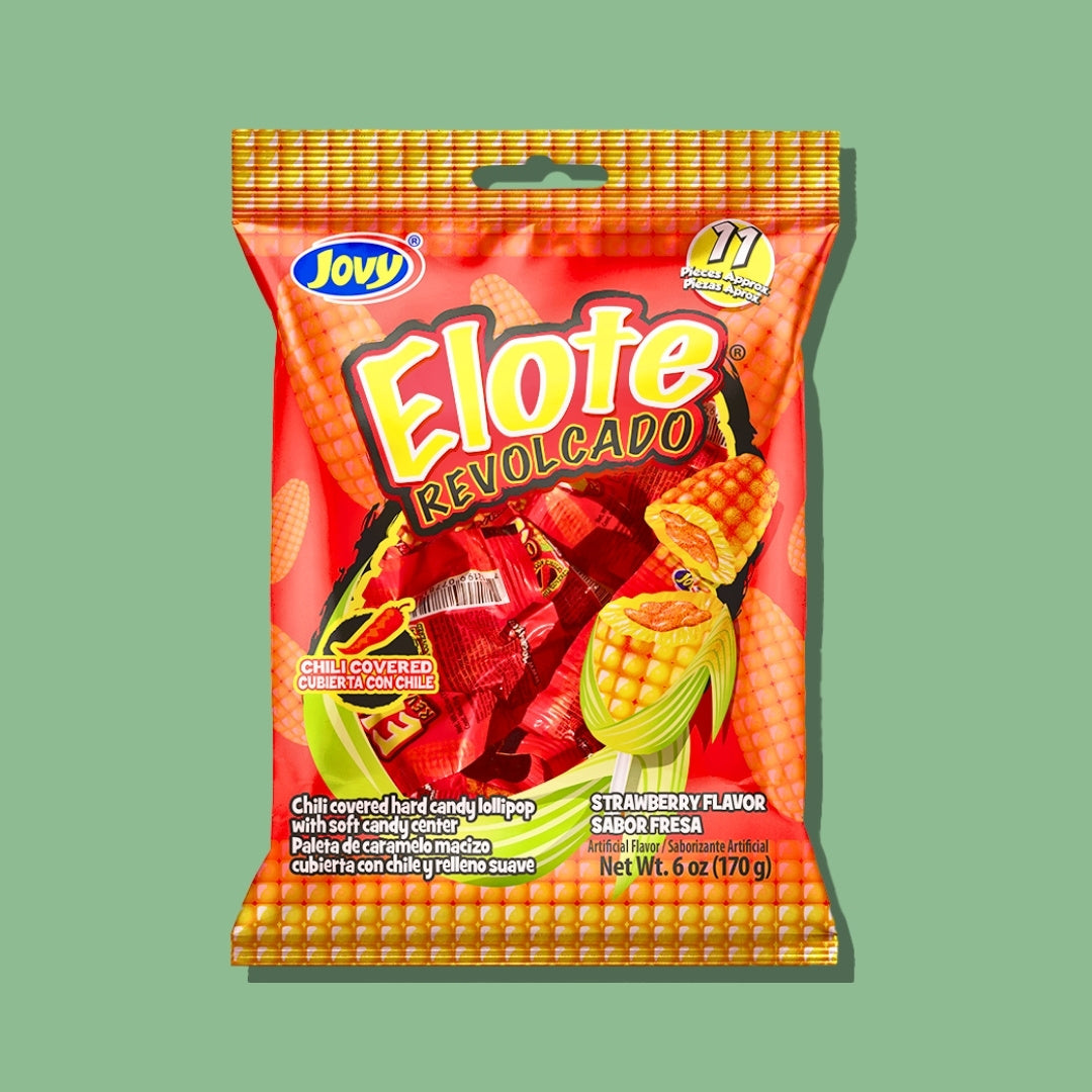 Elote-Shaped Lollipops – Spicy, Sweet, and Uniquely Delicious! 🌽🍭