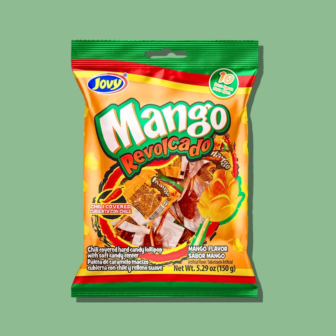 Mango Revolcado Chili Hard Candy Lollipop🥭