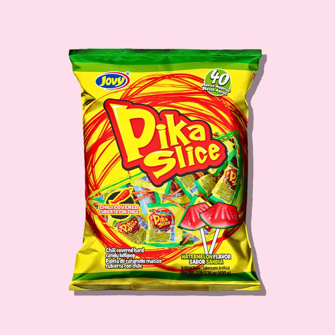 Pika Slice Chili Watermelon Lollipops