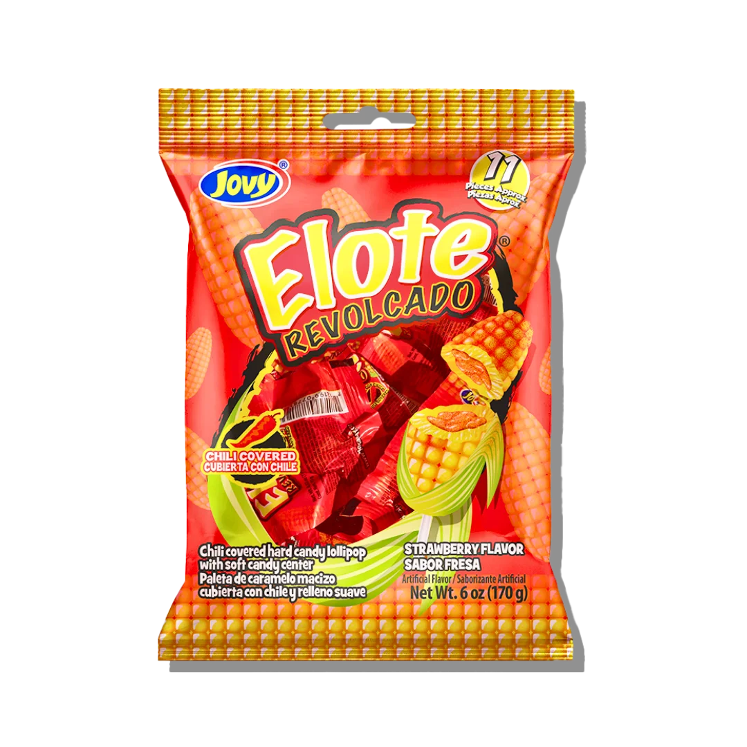Elote-Shaped Lollipops – Spicy, Sweet, and Uniquely Delicious! 🌽🍭