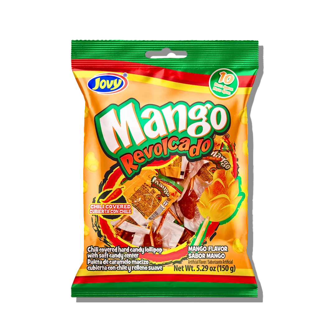 Mango Revolcado Chili Hard Candy Lollipop🥭