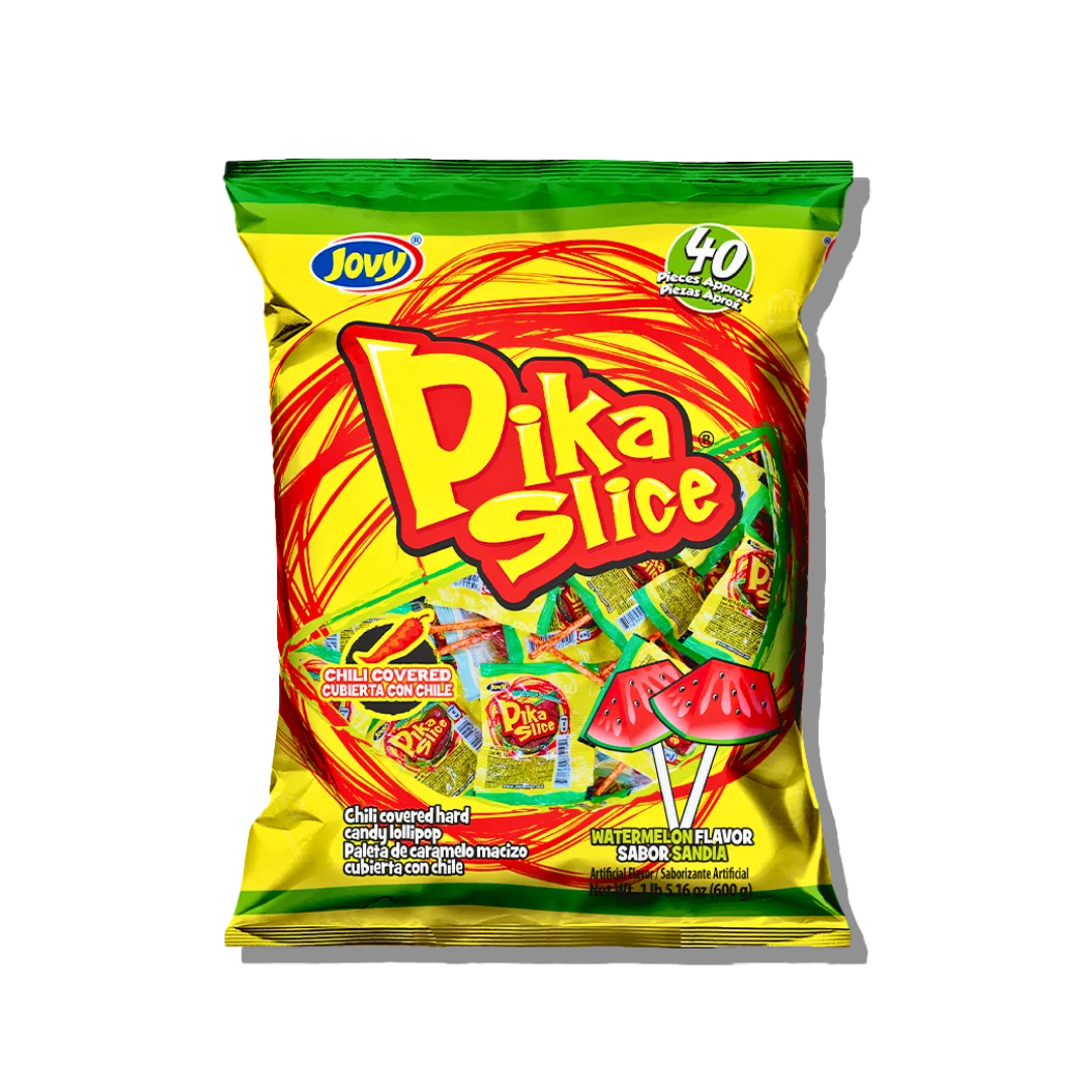 Pika Slice Chili Watermelon Lollipops